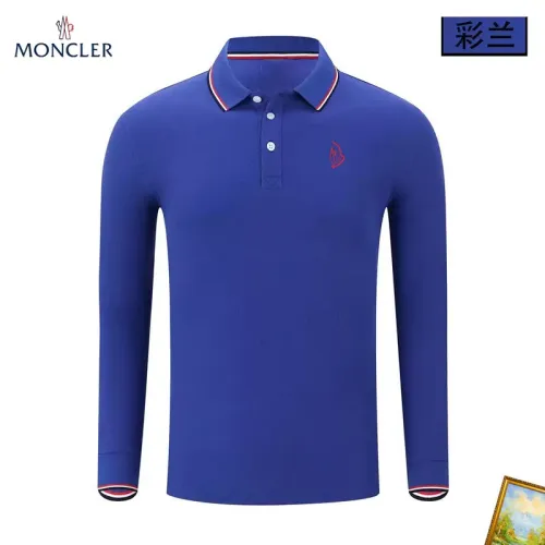 Wholesale Moncler T-Shirts Long Sleeved For Men #1410440 $40.00 USD, Wholesale Quality Replica Moncler T-Shirts