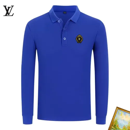 Wholesale Louis Vuitton LV T-Shirts Long Sleeved For Men #1410451 $40.00 USD, Wholesale Quality Replica Louis Vuitton LV T-Shirts