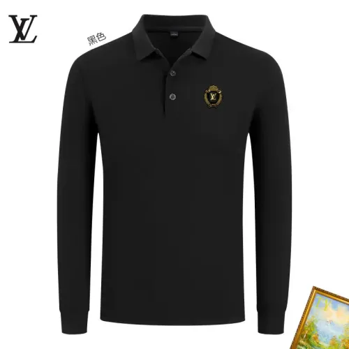 Wholesale Louis Vuitton LV T-Shirts Long Sleeved For Men #1410453 $40.00 USD, Wholesale Quality Replica Louis Vuitton LV T-Shirts