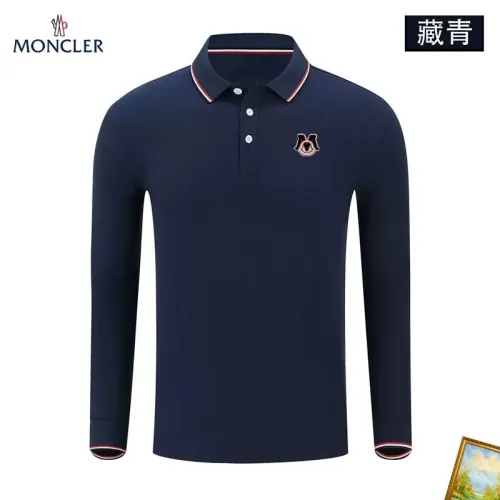 Wholesale Moncler T-Shirts Long Sleeved For Men #1410468 $40.00 USD, Wholesale Quality Replica Moncler T-Shirts