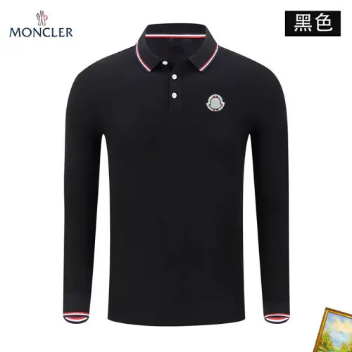 Wholesale Moncler T-Shirts Long Sleeved For Men #1410480 $40.00 USD, Wholesale Quality Replica Moncler T-Shirts