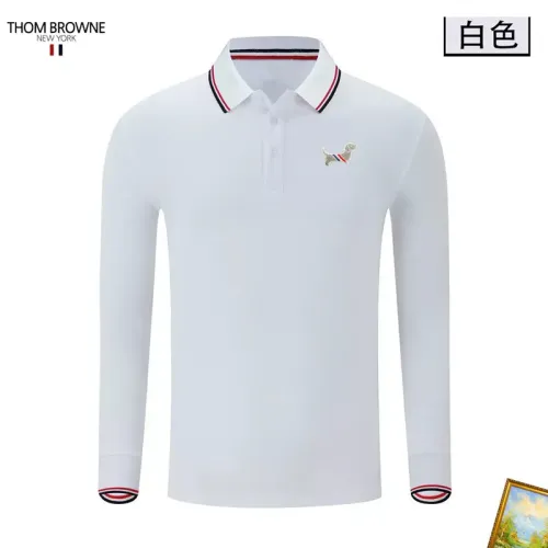 Wholesale Thom Browne TB T-Shirts Long Sleeved For Men #1410481 $40.00 USD, Wholesale Quality Replica Thom Browne TB T-Shirts