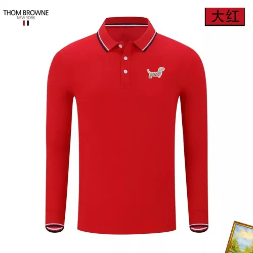 Wholesale Thom Browne TB T-Shirts Long Sleeved For Men #1410482 $40.00 USD, Wholesale Quality Replica Thom Browne TB T-Shirts