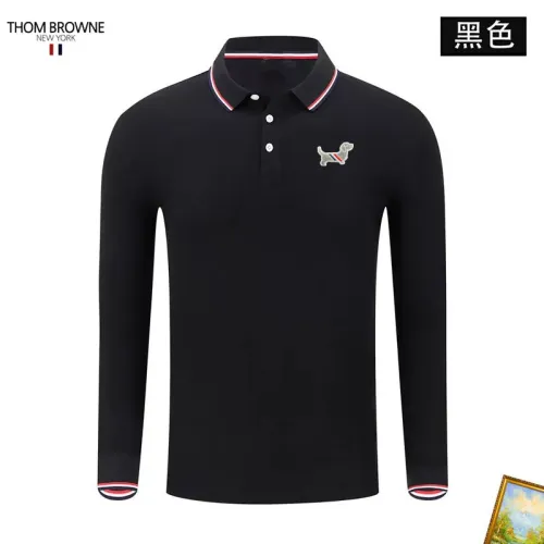 Wholesale Thom Browne TB T-Shirts Long Sleeved For Men #1410485 $40.00 USD, Wholesale Quality Replica Thom Browne TB T-Shirts