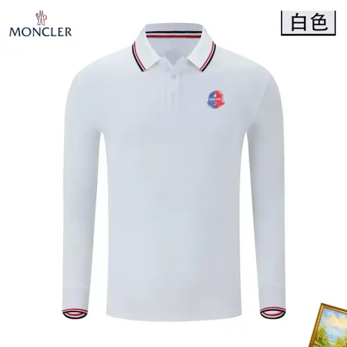 Wholesale Moncler T-Shirts Long Sleeved For Men #1410492 $40.00 USD, Wholesale Quality Replica Moncler T-Shirts