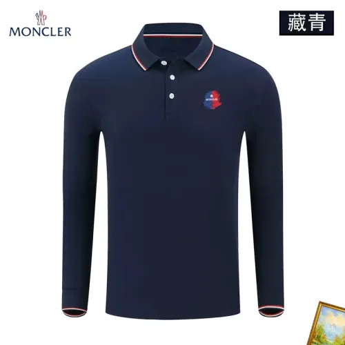 Wholesale Moncler T-Shirts Long Sleeved For Men #1410495 $40.00 USD, Wholesale Quality Replica Moncler T-Shirts