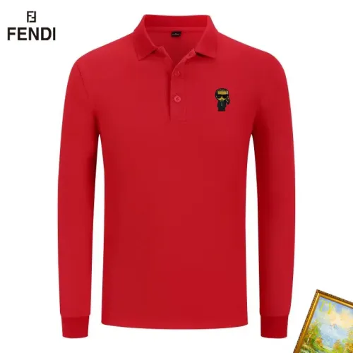Wholesale Fendi T-Shirts Long Sleeved For Men #1410499 $40.00 USD, Wholesale Quality Replica Fendi T-Shirts