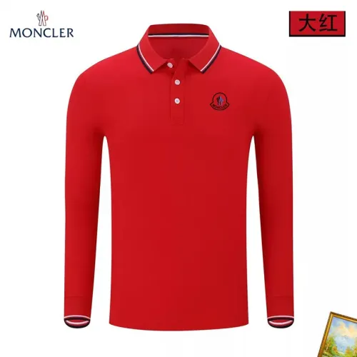 Wholesale Moncler T-Shirts Long Sleeved For Men #1410504 $40.00 USD, Wholesale Quality Replica Moncler T-Shirts