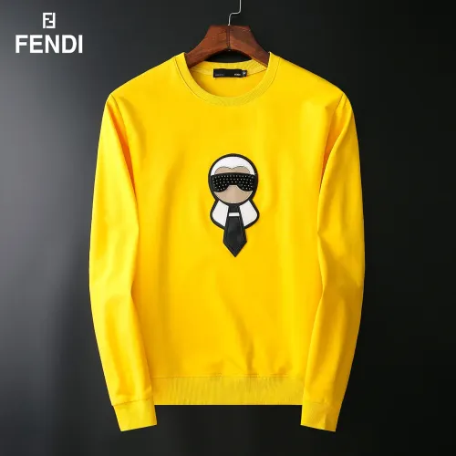 Wholesale Fendi Hoodies Long Sleeved For Men #1410521 $40.00 USD, Wholesale Quality Replica Fendi Hoodies