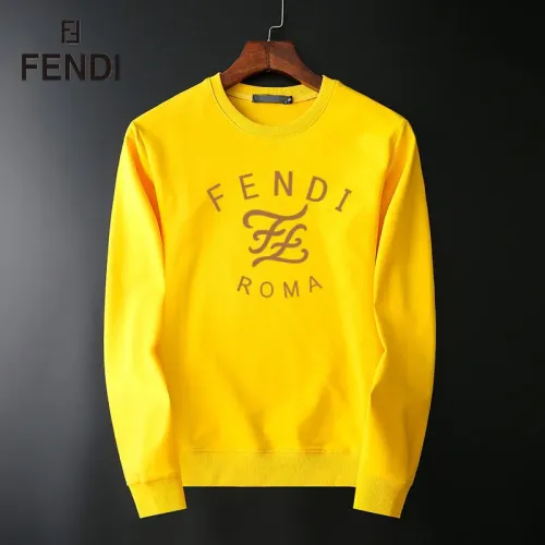 Wholesale Fendi Hoodies Long Sleeved For Men #1410554 $40.00 USD, Wholesale Quality Replica Fendi Hoodies