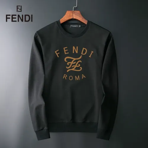 Wholesale Fendi Hoodies Long Sleeved For Men #1410555 $40.00 USD, Wholesale Quality Replica Fendi Hoodies