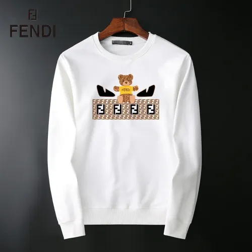 Wholesale Fendi Hoodies Long Sleeved For Men #1410556 $40.00 USD, Wholesale Quality Replica Fendi Hoodies