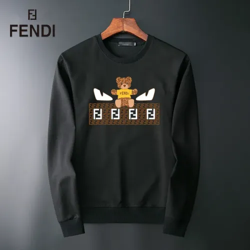 Wholesale Fendi Hoodies Long Sleeved For Men #1410558 $40.00 USD, Wholesale Quality Replica Fendi Hoodies