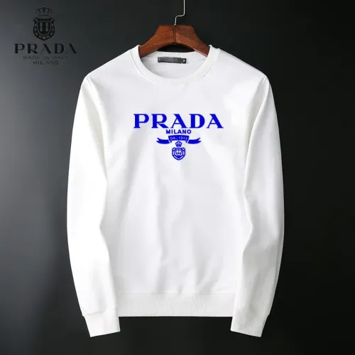Wholesale Prada Hoodies Long Sleeved For Men #1410568 $40.00 USD, Wholesale Quality Replica Prada Hoodies