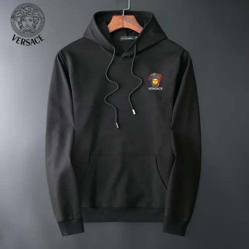 Wholesale Versace Hoodies Long Sleeved For Men #1410609 $40.00 USD, Wholesale Quality Replica Versace Hoodies