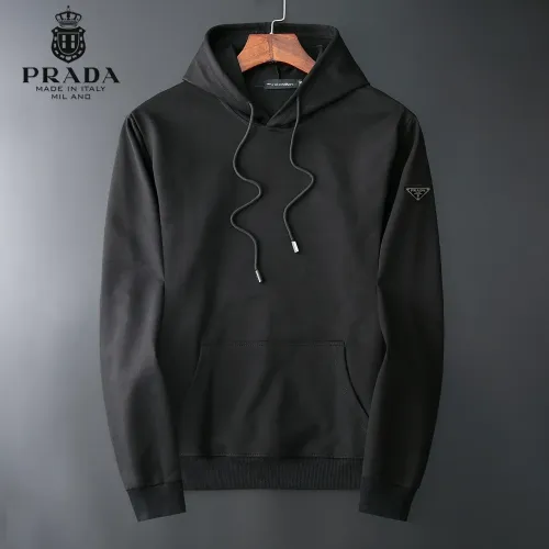 Wholesale Prada Hoodies Long Sleeved For Men #1410612 $40.00 USD, Wholesale Quality Replica Prada Hoodies