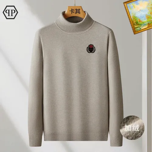Wholesale Philipp Plein PP Sweaters Long Sleeved For Men #1410629 $48.00 USD, Wholesale Quality Replica Philipp Plein PP Sweaters