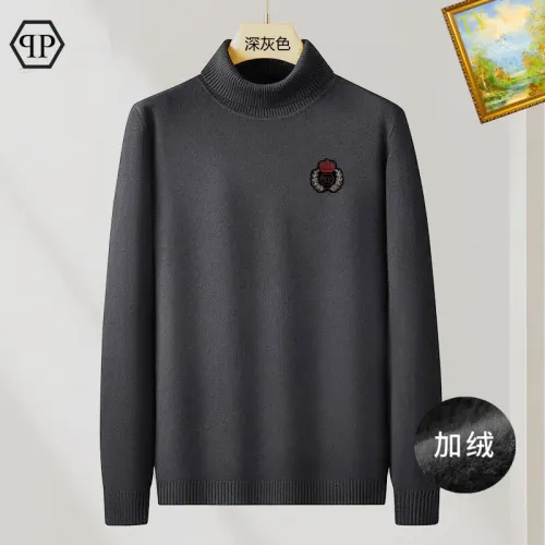 Wholesale Philipp Plein PP Sweaters Long Sleeved For Men #1410630 $48.00 USD, Wholesale Quality Replica Philipp Plein PP Sweaters