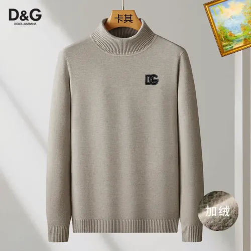 Wholesale Dolce &amp; Gabbana D&amp;G Sweaters Long Sleeved For Men #1410633 $48.00 USD, Wholesale Quality Replica Dolce &amp; Gabbana D&amp;G Sweaters