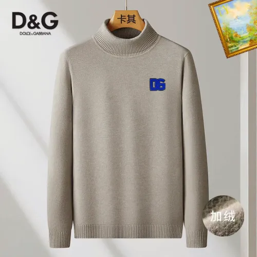 Wholesale Dolce &amp; Gabbana D&amp;G Sweaters Long Sleeved For Men #1410665 $48.00 USD, Wholesale Quality Replica Dolce &amp; Gabbana D&amp;G Sweaters