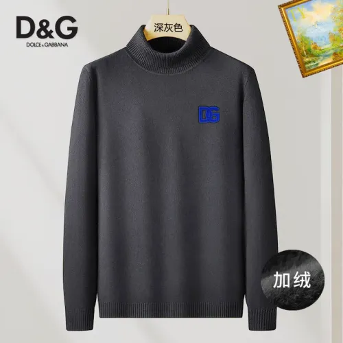 Wholesale Dolce &amp; Gabbana D&amp;G Sweaters Long Sleeved For Men #1410666 $48.00 USD, Wholesale Quality Replica Dolce &amp; Gabbana D&amp;G Sweaters