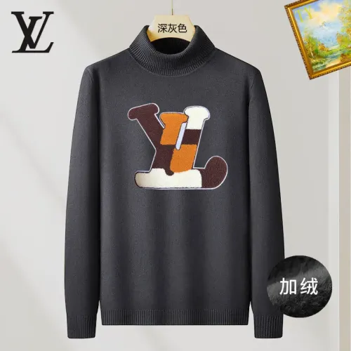 Wholesale Louis Vuitton LV Sweaters Long Sleeved For Men #1410686 $48.00 USD, Wholesale Quality Replica Louis Vuitton LV Sweaters