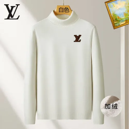Wholesale Louis Vuitton LV Sweaters Long Sleeved For Men #1410712 $48.00 USD, Wholesale Quality Replica Louis Vuitton LV Sweaters