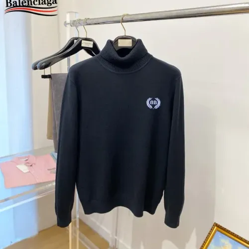 Wholesale Balenciaga Sweaters Long Sleeved For Men #1410743 $42.00 USD, Wholesale Quality Replica Balenciaga Sweaters