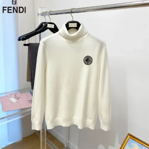 Wholesale Fendi Sweaters Long Sleeved For Men #1410756 $42.00 USD, Wholesale Quality Replica Fendi Sweaters