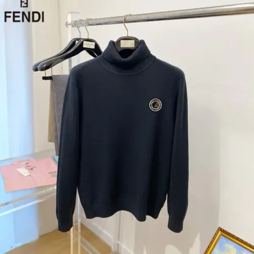 Wholesale Fendi Sweaters Long Sleeved For Men #1410757 $42.00 USD, Wholesale Quality Replica Fendi Sweaters