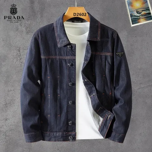 Wholesale Prada Jackets Long Sleeved For Men #1410767 $72.00 USD, Wholesale Quality Replica Prada Jackets