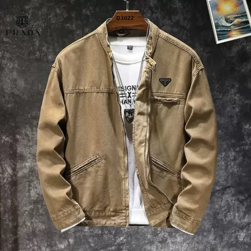 Wholesale Prada Jackets Long Sleeved For Men #1410785 $72.00 USD, Wholesale Quality Replica Prada Jackets