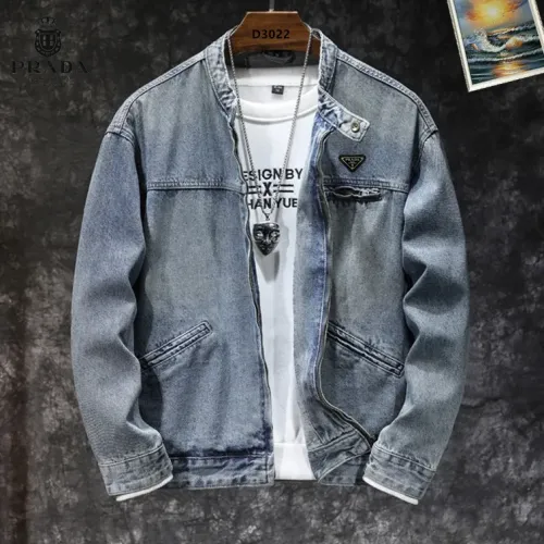Wholesale Prada Jackets Long Sleeved For Men #1410786 $72.00 USD, Wholesale Quality Replica Prada Jackets