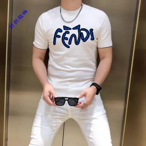 Wholesale Fendi T-Shirts Short Sleeved For Men #1410914 $45.00 USD, Wholesale Quality Replica Fendi T-Shirts