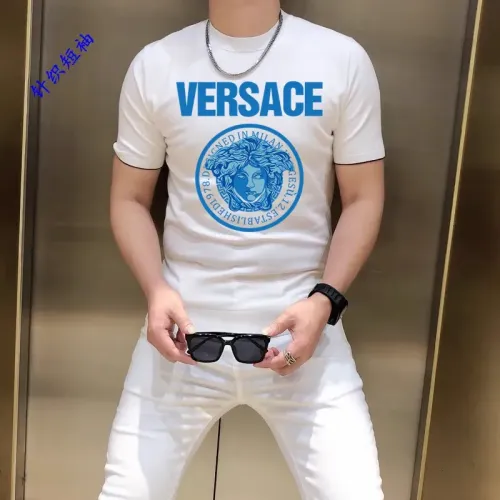 Wholesale Versace T-Shirts Short Sleeved For Men #1410925 $45.00 USD, Wholesale Quality Replica Versace T-Shirts