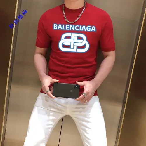 Wholesale Balenciaga T-Shirts Short Sleeved For Men #1410946 $45.00 USD, Wholesale Quality Replica Balenciaga T-Shirts