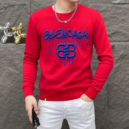 Wholesale Balenciaga Hoodies Long Sleeved For Men #1410953 $48.00 USD, Wholesale Quality Replica Balenciaga Hoodies