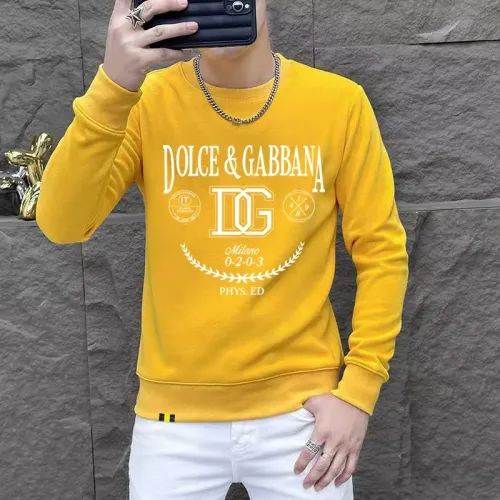 Wholesale Dolce &amp; Gabbana D&amp;G Hoodies Long Sleeved For Men #1410975 $48.00 USD, Wholesale Quality Replica Dolce &amp; Gabbana D&amp;G Hoodies