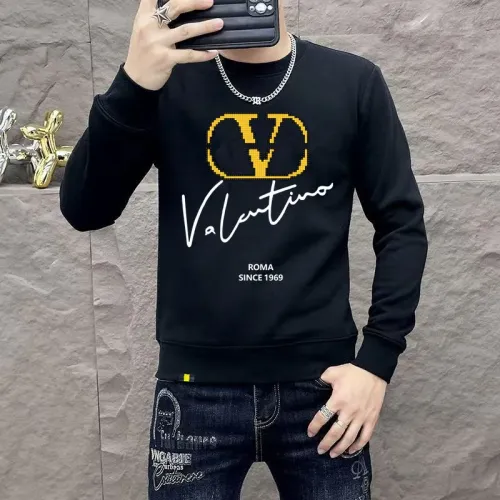 Wholesale Valentino Hoodies Long Sleeved For Men #1410983 $48.00 USD, Wholesale Quality Replica Valentino Hoodies