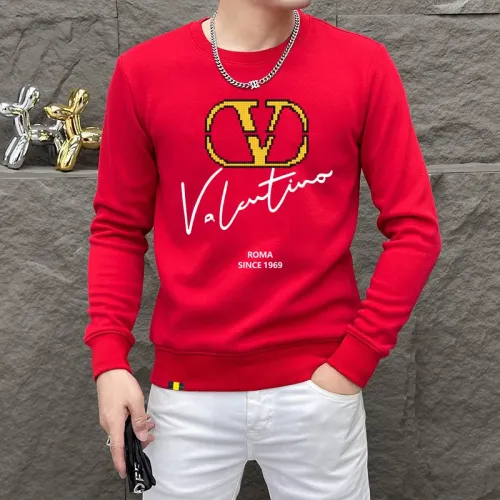 Wholesale Valentino Hoodies Long Sleeved For Men #1410985 $48.00 USD, Wholesale Quality Replica Valentino Hoodies