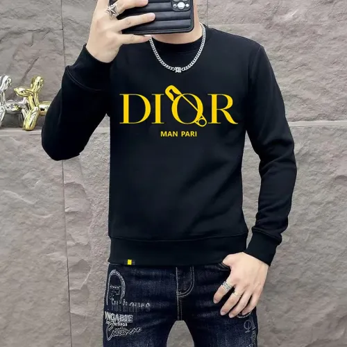 Wholesale Christian Dior Hoodies Long Sleeved For Men #1410995 $48.00 USD, Wholesale Quality Replica Christian Dior Hoodies