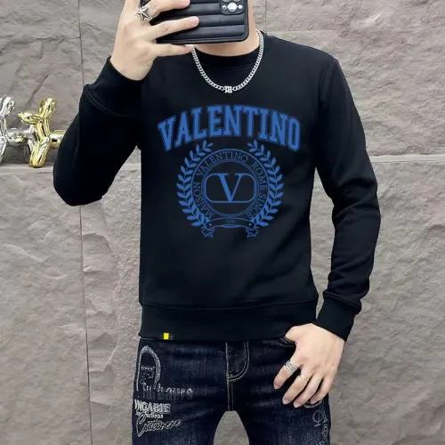Wholesale Valentino Hoodies Long Sleeved For Men #1411001 $48.00 USD, Wholesale Quality Replica Valentino Hoodies