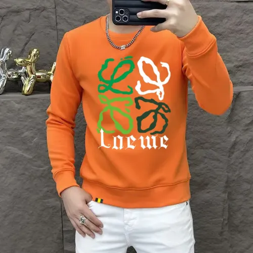 Wholesale LOEWE Hoodies Long Sleeved For Men #1411005 $48.00 USD, Wholesale Quality Replica LOEWE Hoodies