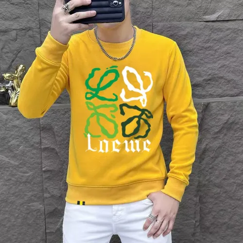 Wholesale LOEWE Hoodies Long Sleeved For Men #1411006 $48.00 USD, Wholesale Quality Replica LOEWE Hoodies