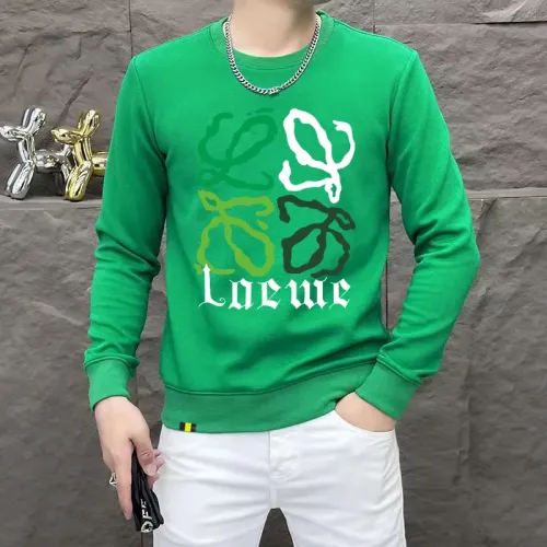 Wholesale LOEWE Hoodies Long Sleeved For Men #1411007 $48.00 USD, Wholesale Quality Replica LOEWE Hoodies