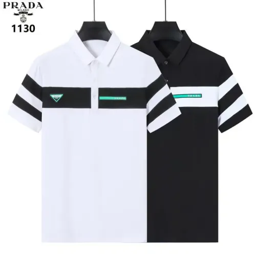 Replica Prada T-Shirts Short Sleeved For Men #1411030 $38.00 USD for Wholesale