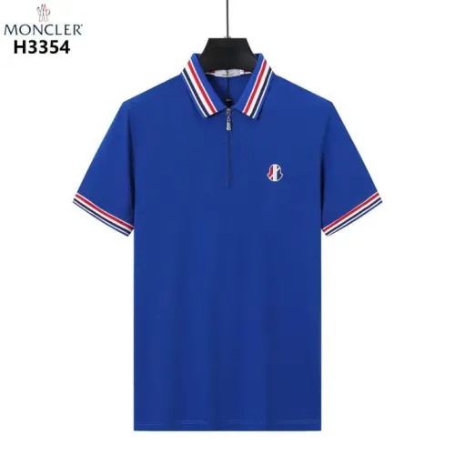 Wholesale Moncler T-Shirts Short Sleeved For Men #1411063 $38.00 USD, Wholesale Quality Replica Moncler T-Shirts