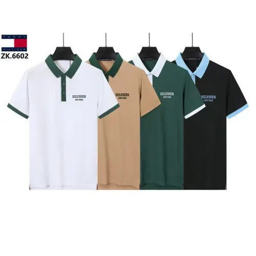 Replica Tommy Hilfiger TH T-Shirts Short Sleeved For Men #1411072 $38.00 USD for Wholesale