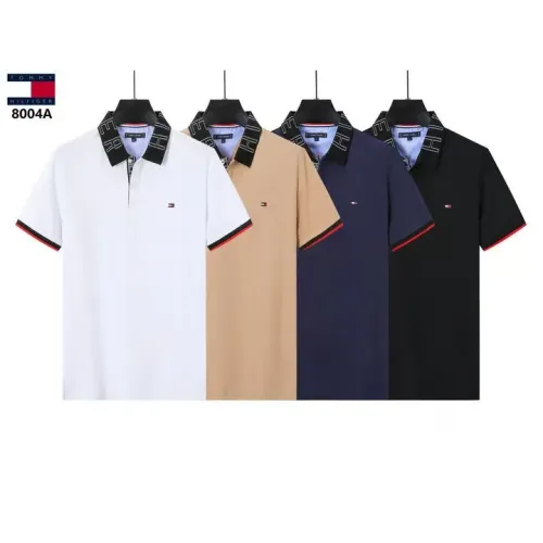 Replica Tommy Hilfiger TH T-Shirts Short Sleeved For Men #1411090 $38.00 USD for Wholesale
