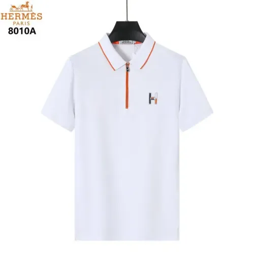 Wholesale Hermes T-Shirts Short Sleeved For Men #1411118 $38.00 USD, Wholesale Quality Replica Hermes T-Shirts